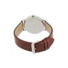 Casio STANDARD series fashion trend business retro classic pointer large dial waterproof quartz watch quartz movement leather strap MTP-E171L-2EVDF