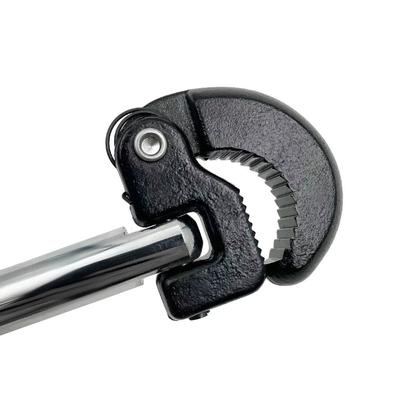 11 Inch Wastafelmoersleutel Verstelbare Bek 3/8 Tot 1-1/4 180 Graden Roterende Kraanmoer Sleutel Heavy Duty Koolstofstaal