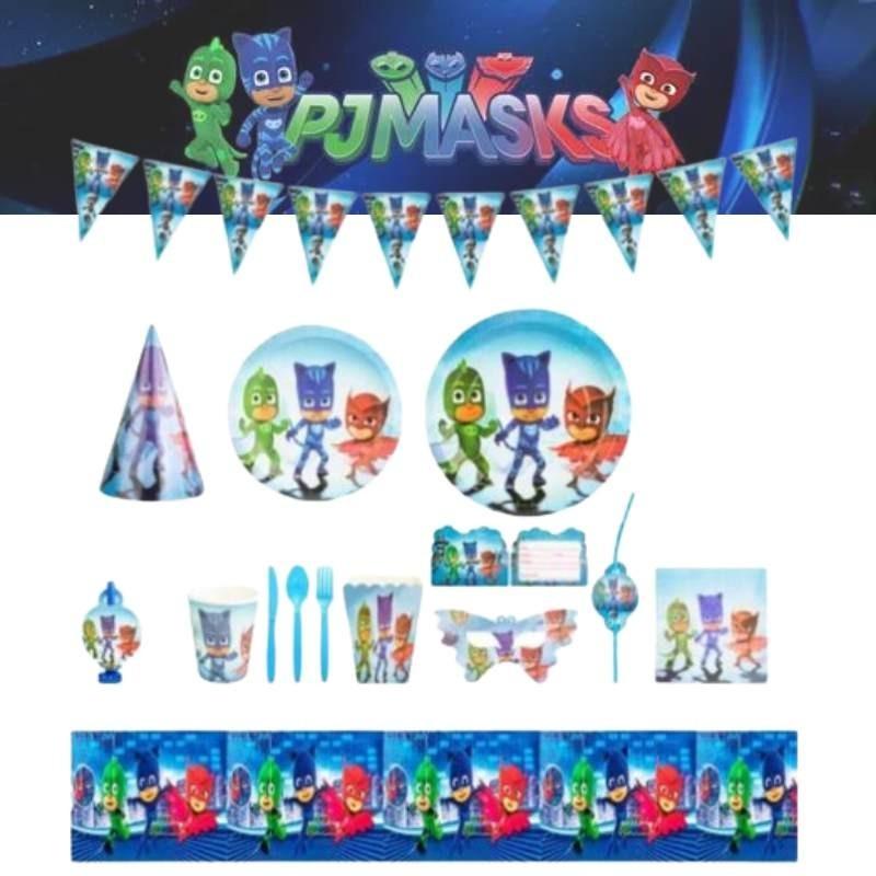 Cartoon Children's Birthday Party Disposable Tableware Set Decorations
