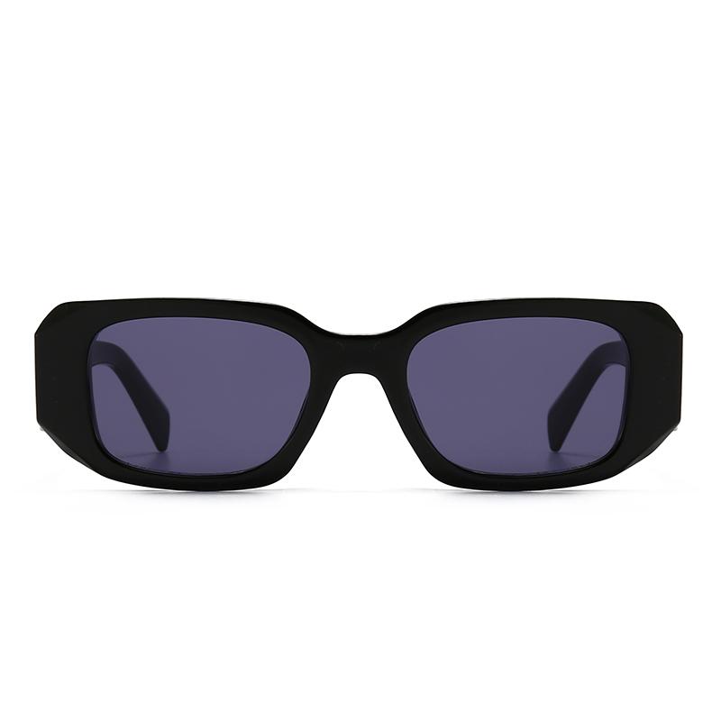 Cross-Border Export Latest Modern Retro Square Frame Narrow Sunglasses Ins Style Stt Photography Big-Name Sunglasses Pr17Ws