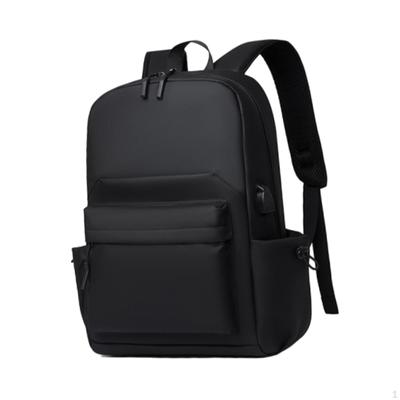 Oxford Laptop Backpack Computer Bag Pouch Gift Waterproof Organizer with USB Charging Port for