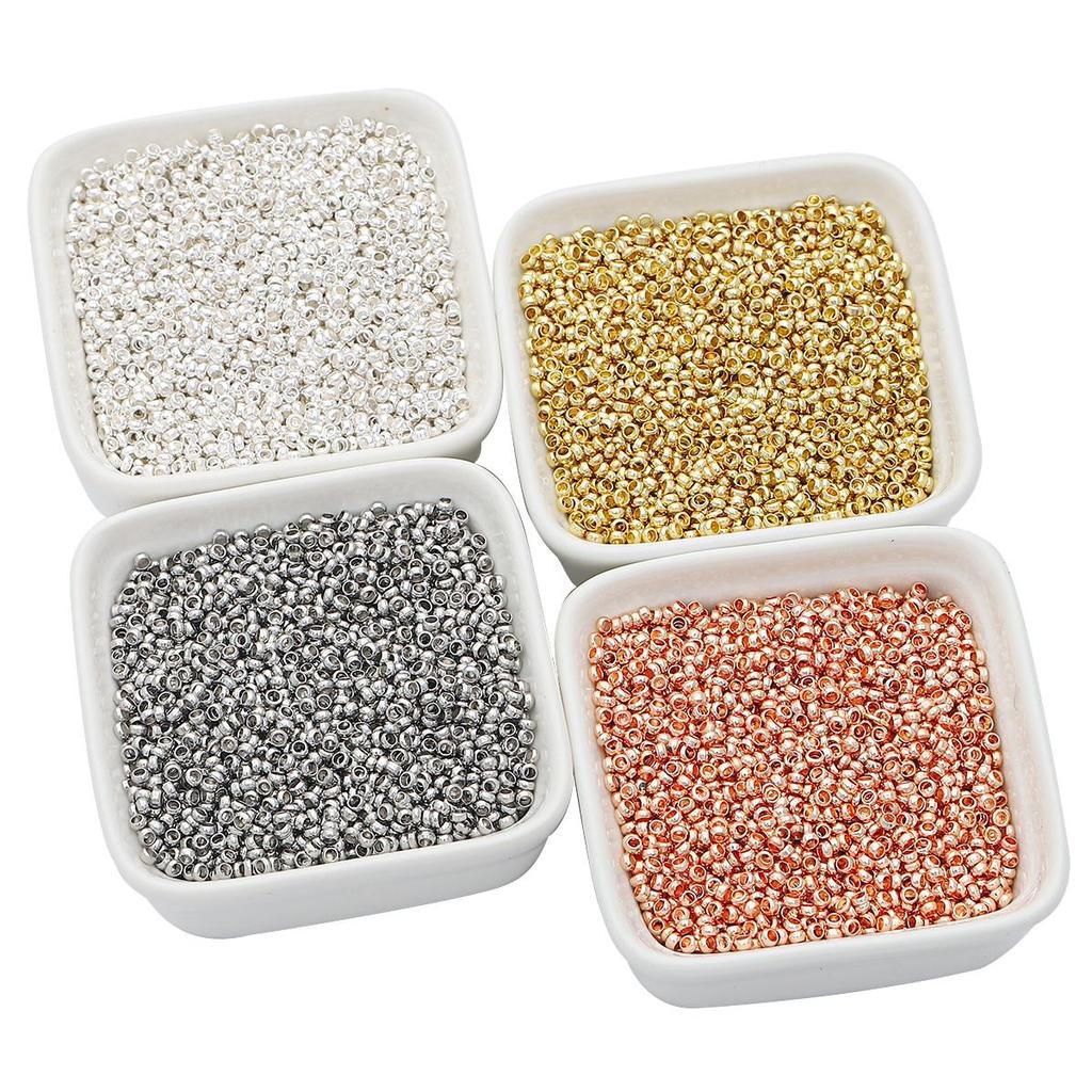 100PCS/Bag Copper Beads For DIY Handmade Jewelry