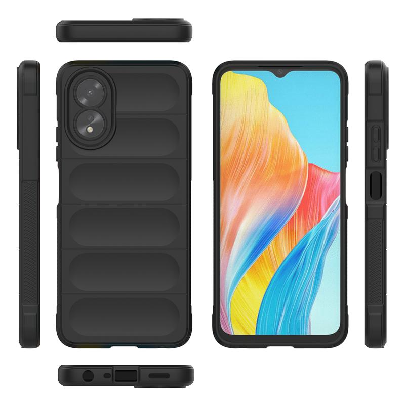 Shockproof Phone Case For Oppo A18 Case Bumper Anti-Slip Silicone Full Back Cover For Oppo A18 Case For Oppo A18 A38 A58 A78 4G