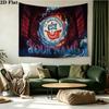 Benutzerdefinierte Name FC Hansa Rostock Gedruckte Wandteppich – Wandbehang für Schlafzimmer, Studentenwohnheime und Heimdekoration