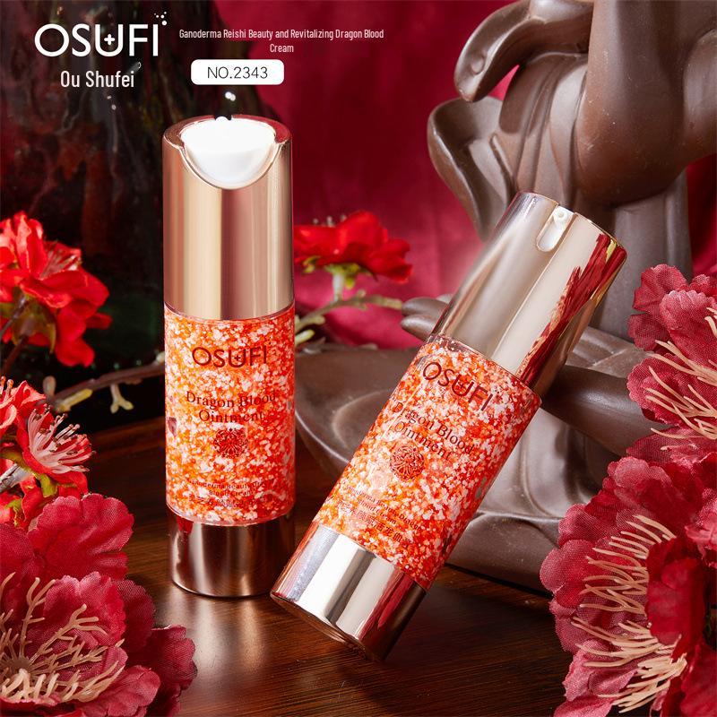 Oushufei Rejuvenating Ganoderma Face Cream: Anti-Wrinkle, Firming, Hydrating & Moisturizing with Dragon Blood.