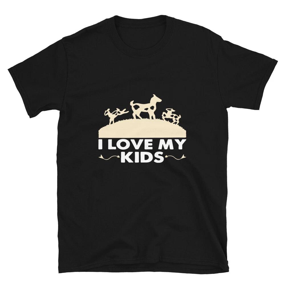 Goat I Love My Kids Funny Goat Classic Fit T-Shirt 2XL