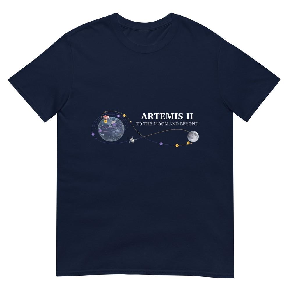 Artemis 2 Route Map Sls Rocket Launch Mission To The Moon TShirt S