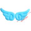 10Pairs Angel Wing Hair Clips for Girls Cartoon Headwear Hairpieces Black Alloy Hair Accessories for Stylish Outfits