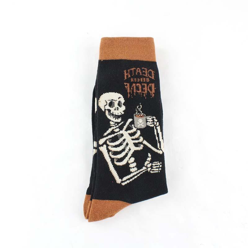 1 Paar Dropshipping Herren Baumwollsocken lustige lange Socken kreative Tier-Cartoon Bunte Socken für Hochzeitsgeschenksocken