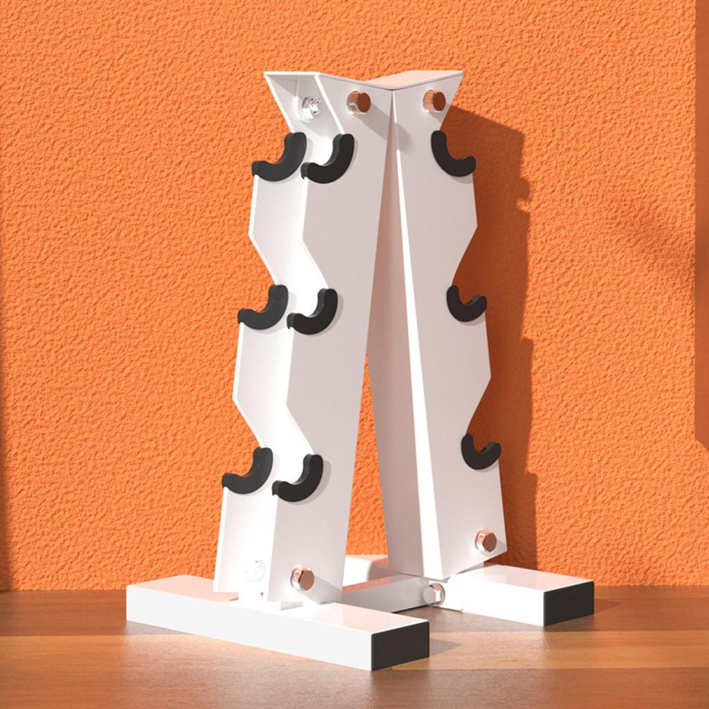 Dumbbell Rack Bracket Sturdy Small for Office Strength Training 3 Tier