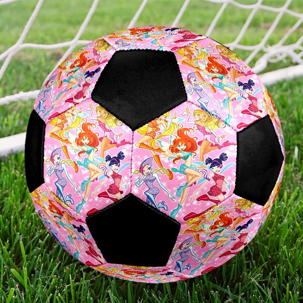 Pallone da Calcio Winx Club Taglia 5, Adatto per Partite Indoor e Outdoor, un Regalo Adatto a Tutti.