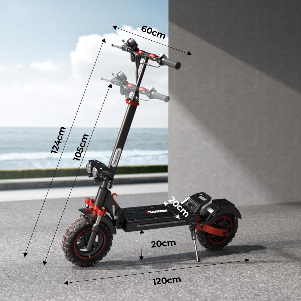iScooter Elektrická kolobežka IX5S 45KM/H 1000W 15Ah 11 palcový terénna pneumatika Dojazd 60-65KM
