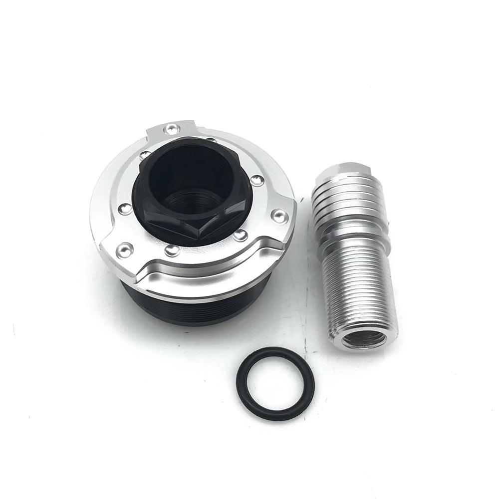 Pair Red Motorcycle Bike Front Fork Shock Screw 47mm For 2017-2021 Yamaha R15 V3