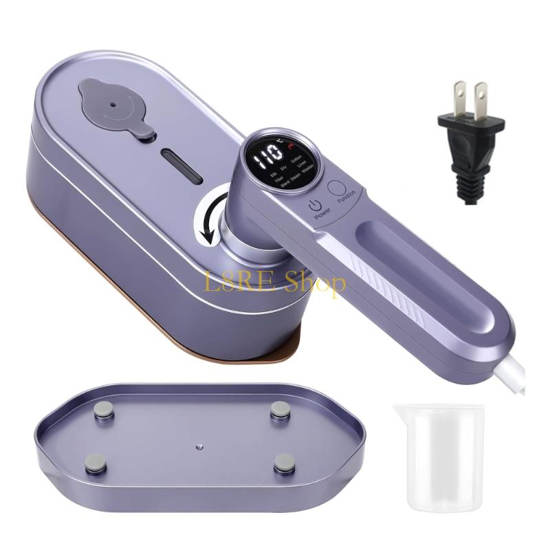 L8RE College 180° Rotatable Handheld Ironing Machine Garment Steamers Support Dry Wet EU