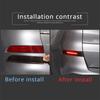 For BMW X7 G07   2022 2023 ABS Black Car Rear Fog Lamp Cover Sticker Car Exterior Accessories