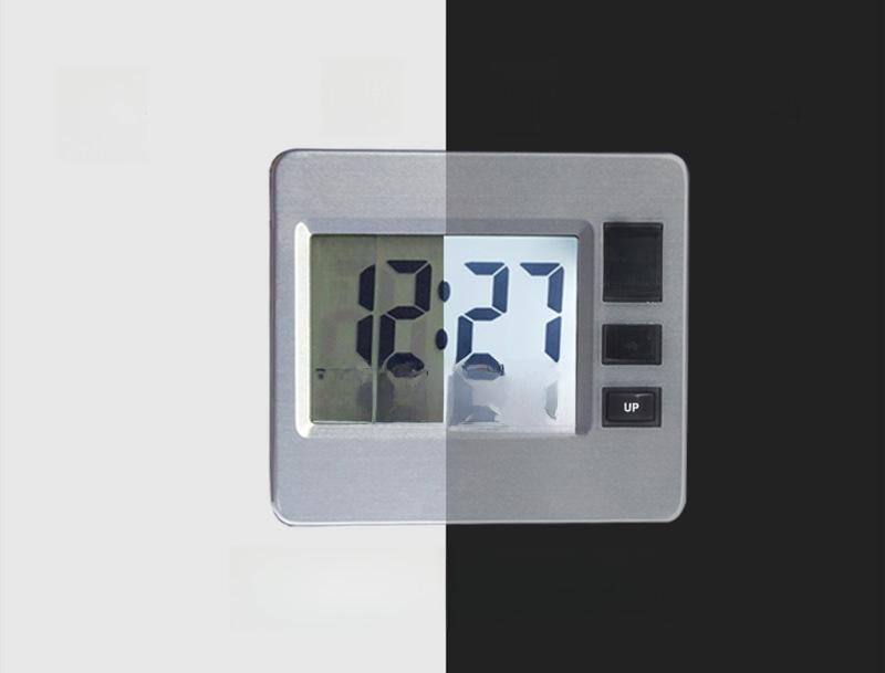 Modern Silent Alarm Clock with LCD Display for All Ages