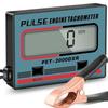 Universal Tachometer Chainsaw Tachometer Motorcycle Moto ATV Boat Engine Hour Meter Large Screen Display Pulse Speedometer