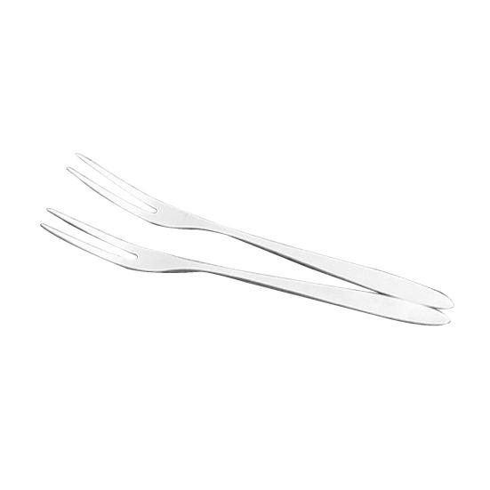 2Pcs Household Fruit Western 2-prong Appetizer Cake Kitchen Small Fork Accessory
