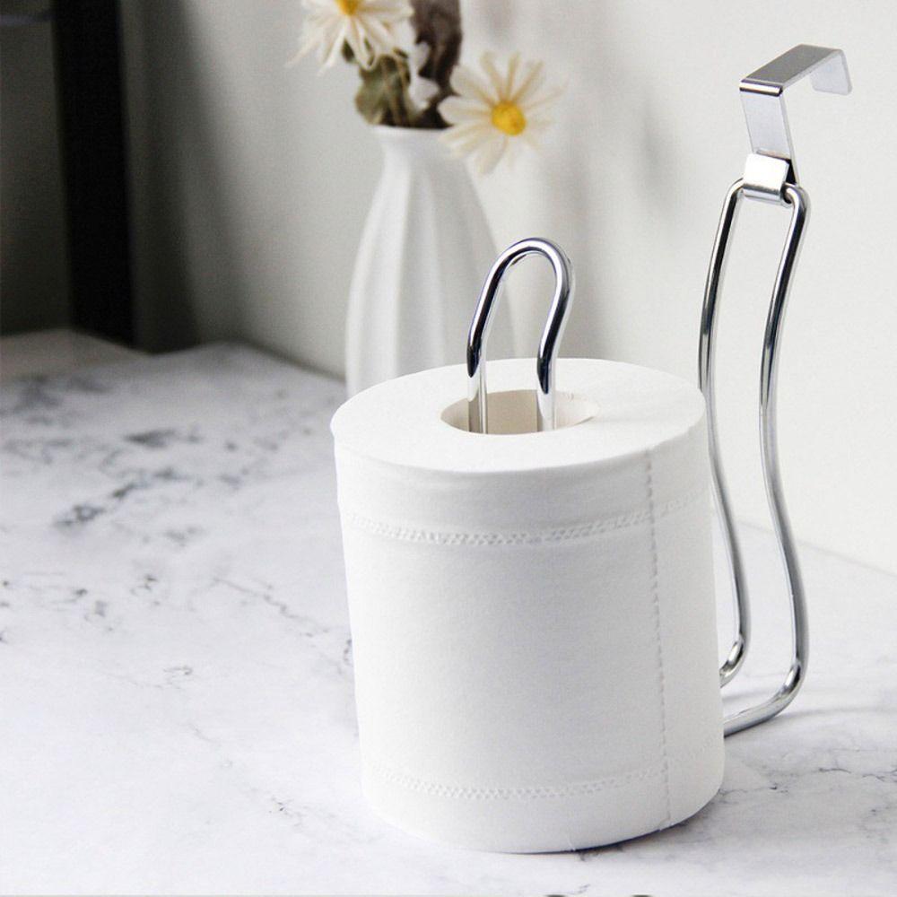 Stainless Steel Toilet Paper Holder Chrome Finished Bathroom Storage Toilet Tissue Dispenser