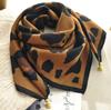 Silk Scarf with Magnetic Buckle - Square, Fashionable Winter Accessory for Women