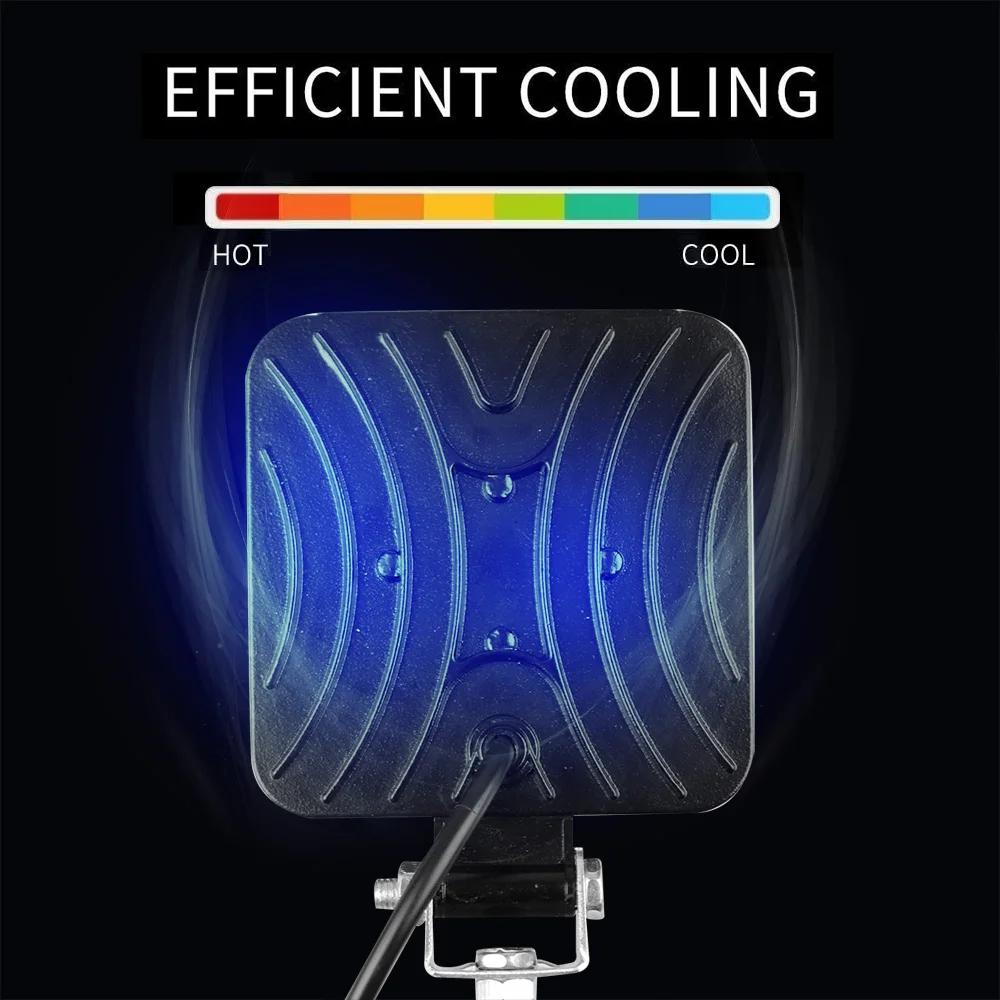 4Pcs Car LED Bar Worklight 48W Offroad Work Light 12V Auto Light Fog Lamp off road 4x4 LED Tractor Spotlight para Truck ATV 4 i