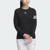 Women's Sweater Adidas Long Sleeve Pullover Sweater Knitwear Women's Black