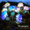 Solar LED Hydrangea Flower Garden Light