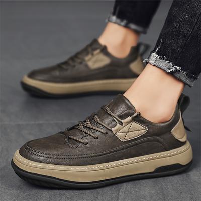 Sapatos Masculinos Moda Luxo Casual Tênis 2025 Conforto Flats Esportivos Calçados Masculinos Versátil Couro Outdoor Diário Sapatos Oxford