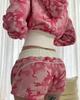 Y2K American Retro Camouflage Bandeau & Shorts Set