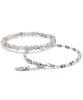 Polalita 071 Off-White Crystal Stone & 104 Labrador & Hema Point Minimal Bracelet Set (Plt-Bs-002_Gr)