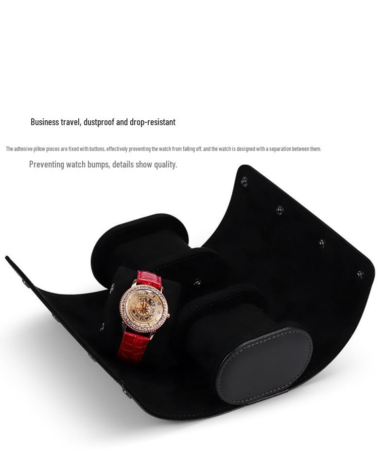 Etui de călătorie de înaltă calitate pentru ceasuri: Geantă Portabilă de Depozitare din Piele PU cu 1, 2 sau 3 Sloturi; Cutie Cadou Ceas de Lux.