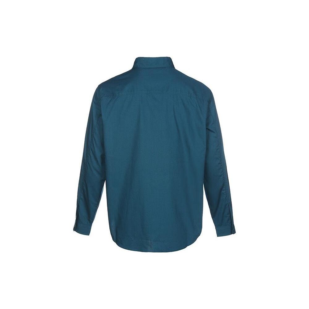 Converse Woven Long Sleeve Button Down Shirt Asia Sizing 'Green' Men's 10023803-A04
