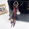Pingente de Bolsa Feminina Desenho Animado Cavalo de Balanço Bolsa Feminina de Couro PU Penduricalho Fofo Acessórios de Bolsa Presentes