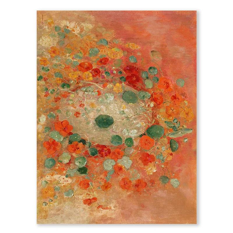 Monet Colour System Landscape Print Wall Art Nordic Village River Alpine Poster Beauty Canvas Painter Living Room Decoration