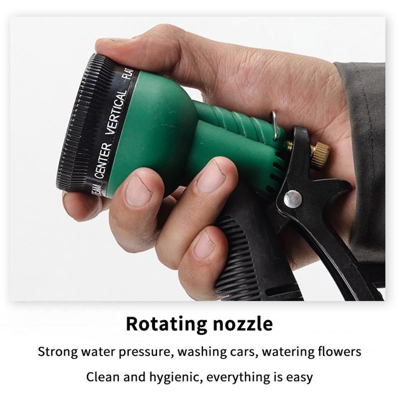 Garden Hose Spray Nozzle With Adjustable Multi Spray Modes Non Slip Handle For Yard Watering Car Washing Outdoor Cleaning