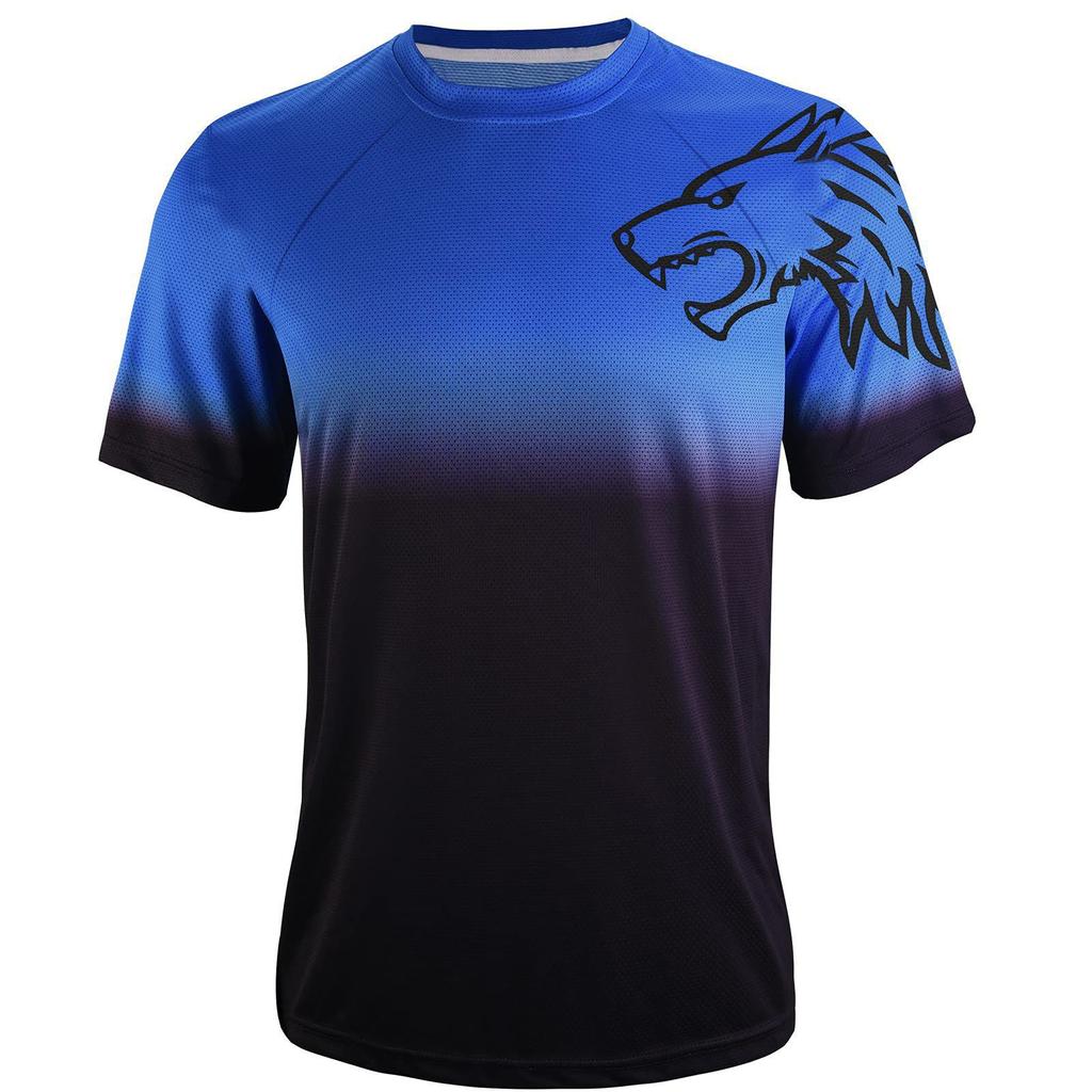 Men's Casual Loose Fitting Short Sleeved Breathable Quick Drying Clothes Top