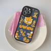 Cute Anime G-Garfields Cat Phone Case For Iphone 16 15 14 13 12 11 Pro Max Plus Leather Soft Back Cover