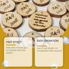 Fast Setting Wood Burning Gel Heat Activated Paste for Wood Crafts DIY Drawing and Personalized Wood Art Easy Use for Beginners