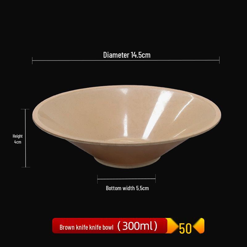 Eco-friendly Disposable Thickened Rice Husk Bowl - Food Grade, Custom Logo Option Available