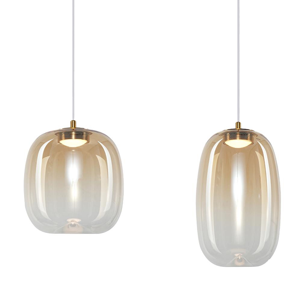 Vaso Amber 15W Hanging Lamp