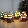 Desktop Size Christmas Lights Luminous LED Christmas Tree DIY Gift Xmas Ornaments  Room Decor