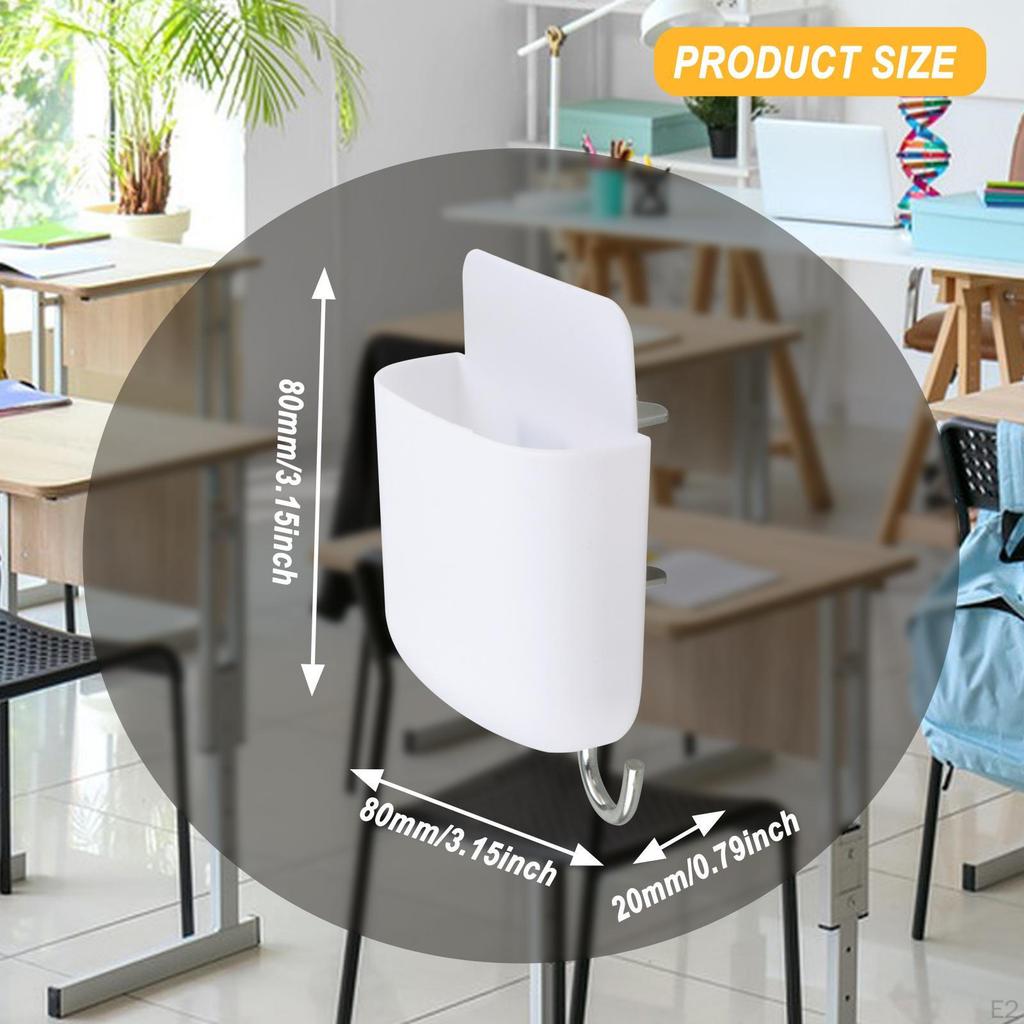 Desk Mount Bag Holder Handbag Hanger with Pencil High Strength Clamp On Hook Schoolbag