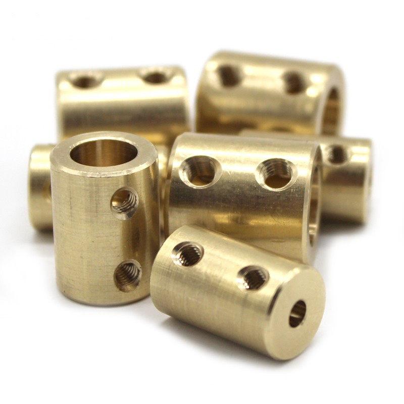 2x Messing Starre Motorwellenkupplung Kupplung Getriebeverbinder Hülse Adapter 3.17/4/5/6/8/10/12mm Für RC Boot Auto Flugzeug