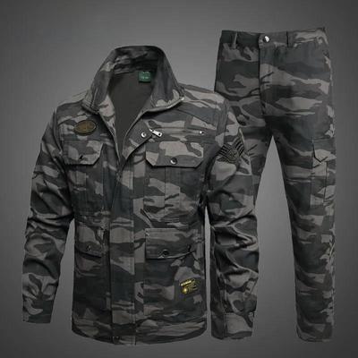 Soft Shell Jackets Suit Men Coat and Pants Labor Protection Clothing Off-road Mountain Suits Army Workwears