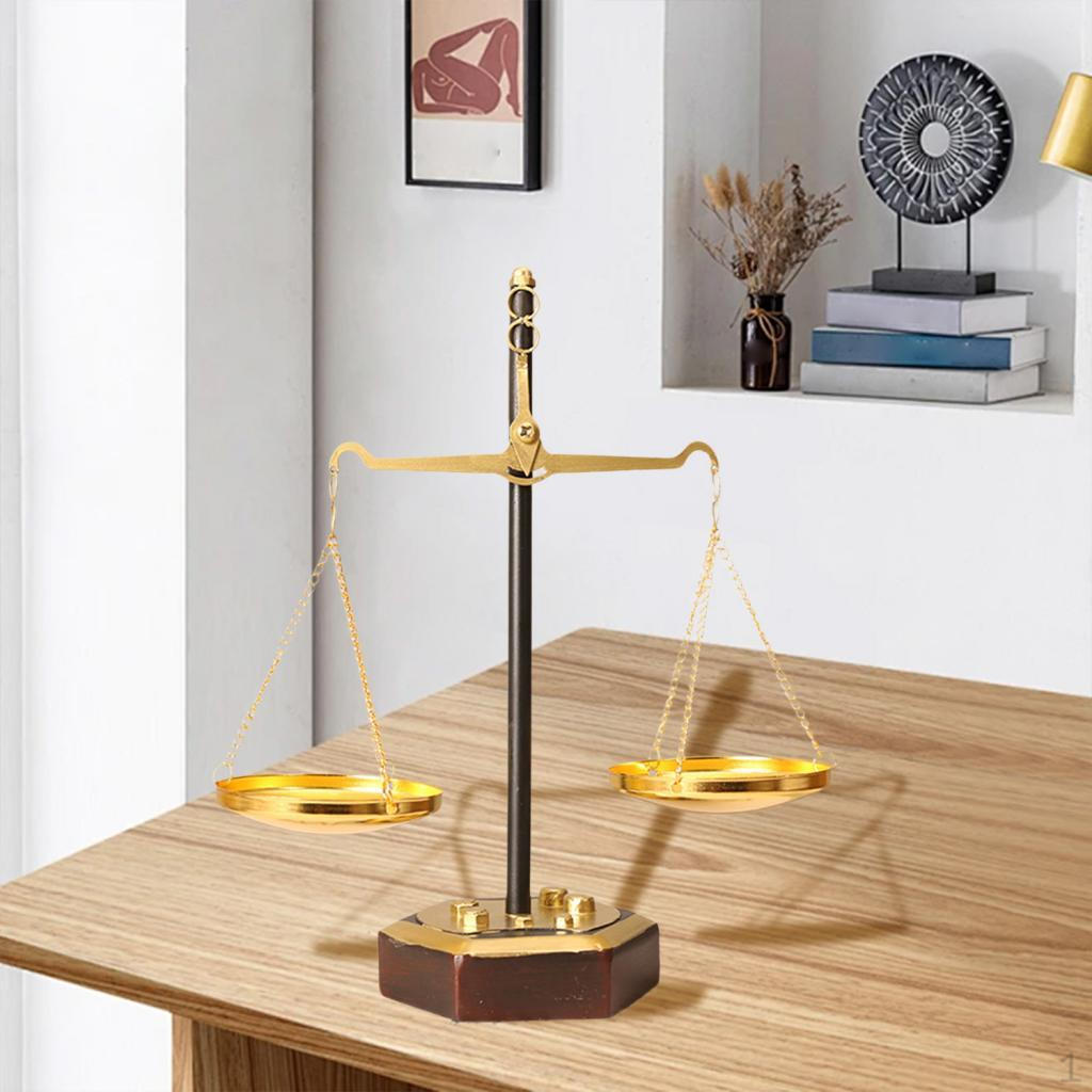 Scale Jewelry Display Desktop Balance Art Centerpiece Stand Home Furnishings for Keys