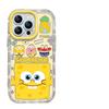 Pineapple Sponge Design Mirror Shell iPhone Case for Apple 17 Pro Max, 16, 15, 14