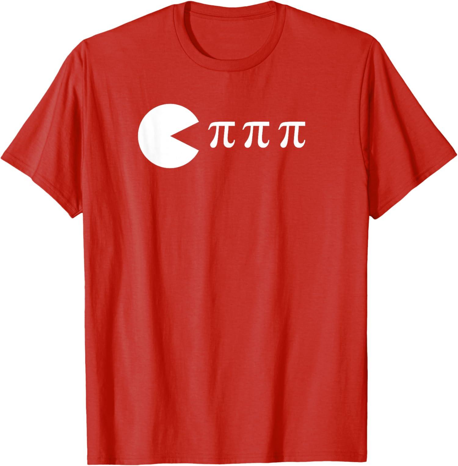 Funny Pi Day Math Science Ate Pi Symbol Funny Game Unisex T-Shirt S разноцветный