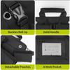 Multiple Pockets Tool Bag Multiple Compartments Durable Material Hardware Tool Storage Portable Design Rolled Up Electrician Bag