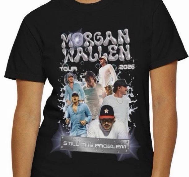 

Morgan Still The Problem 2026 Tour Merch Custom T-Shirt Size S-3XL 4XL