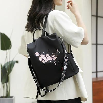 Hot Selling Fashionable Women's Backpack  New High-quality Embroidered Backpack Casual Item Large Capacity Student Bag